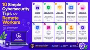 10 Simple Cybersecurity Tips for Remote Workers