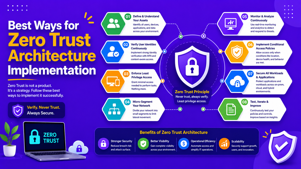 Best Ways for Zero Trust Architecture Implementation