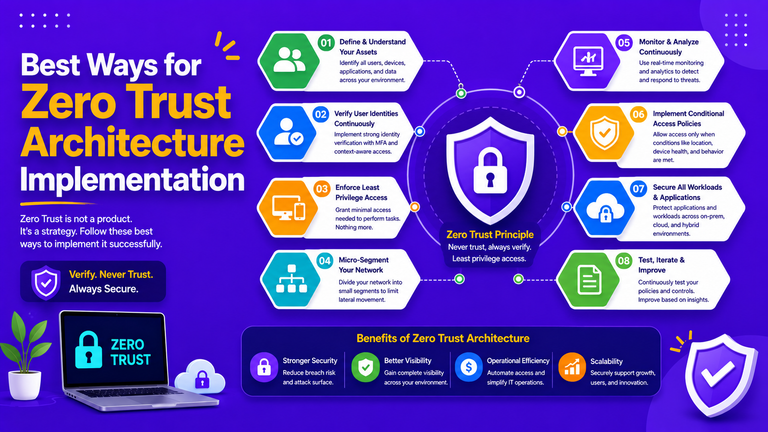 Best Ways for Zero Trust Architecture Implementation
