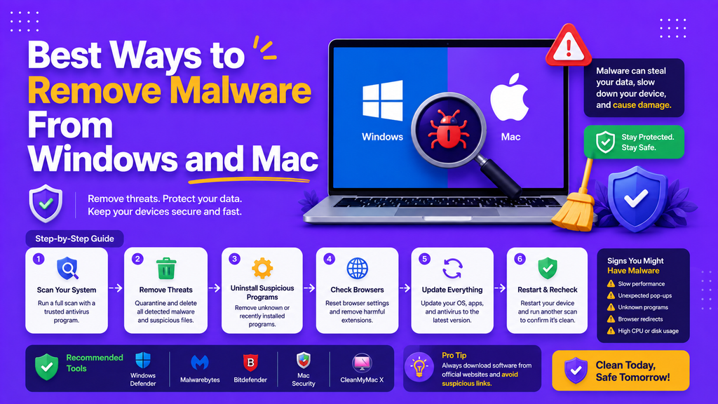 Best Ways to Remove Malware From Windows and Mac 