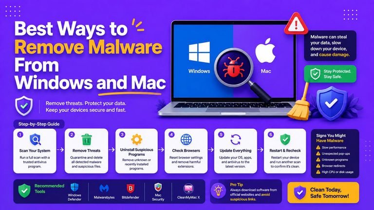 Remove Malware From Windows and Mac