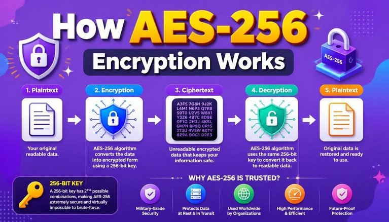 How AES-256 Encryption Works