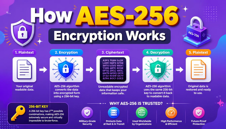 How AES-256 Encryption Works