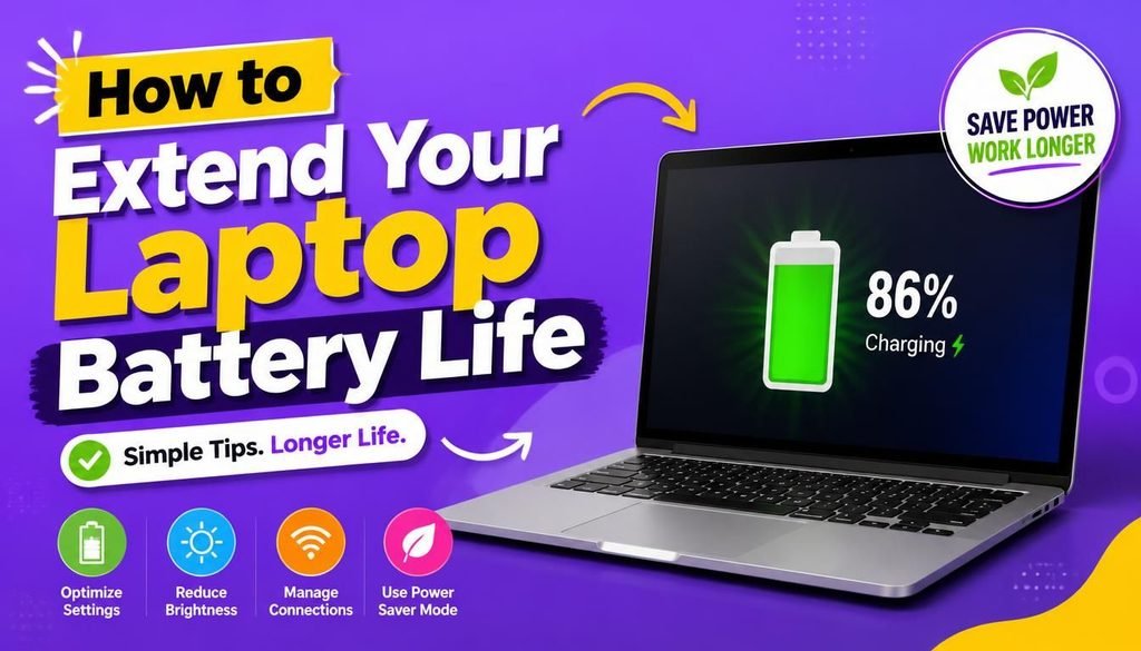 How to Extend Your Laptop Battery Life