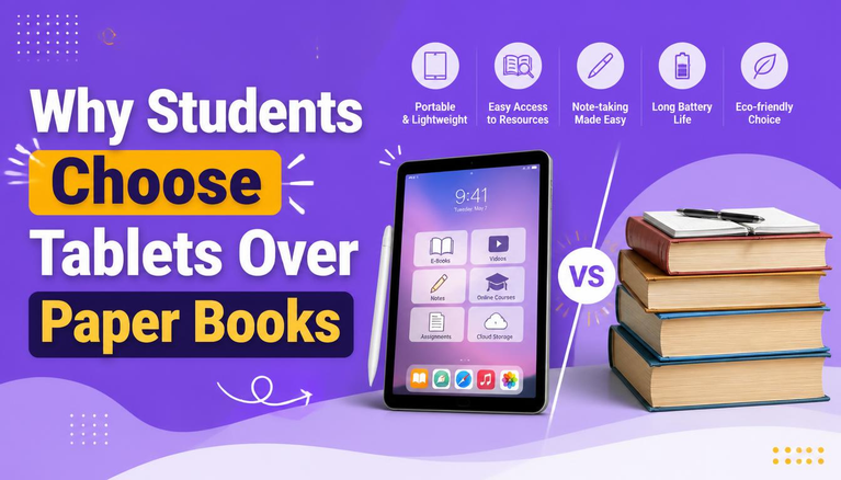 Why Students Choose Tablets Over Paper Books